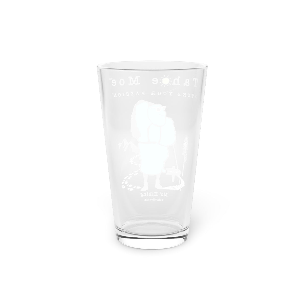Mo' Hiking - Pint Glass, 16oz