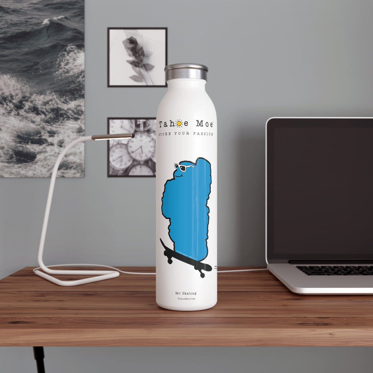 Mo' Skating - Slim Water Bottle