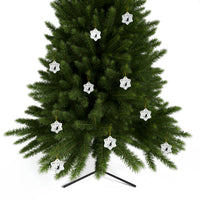 Mo' Skiing - Ceramic Ornaments (Red & Green) (1pc, 3pcs, 5pcs, 10pcs)