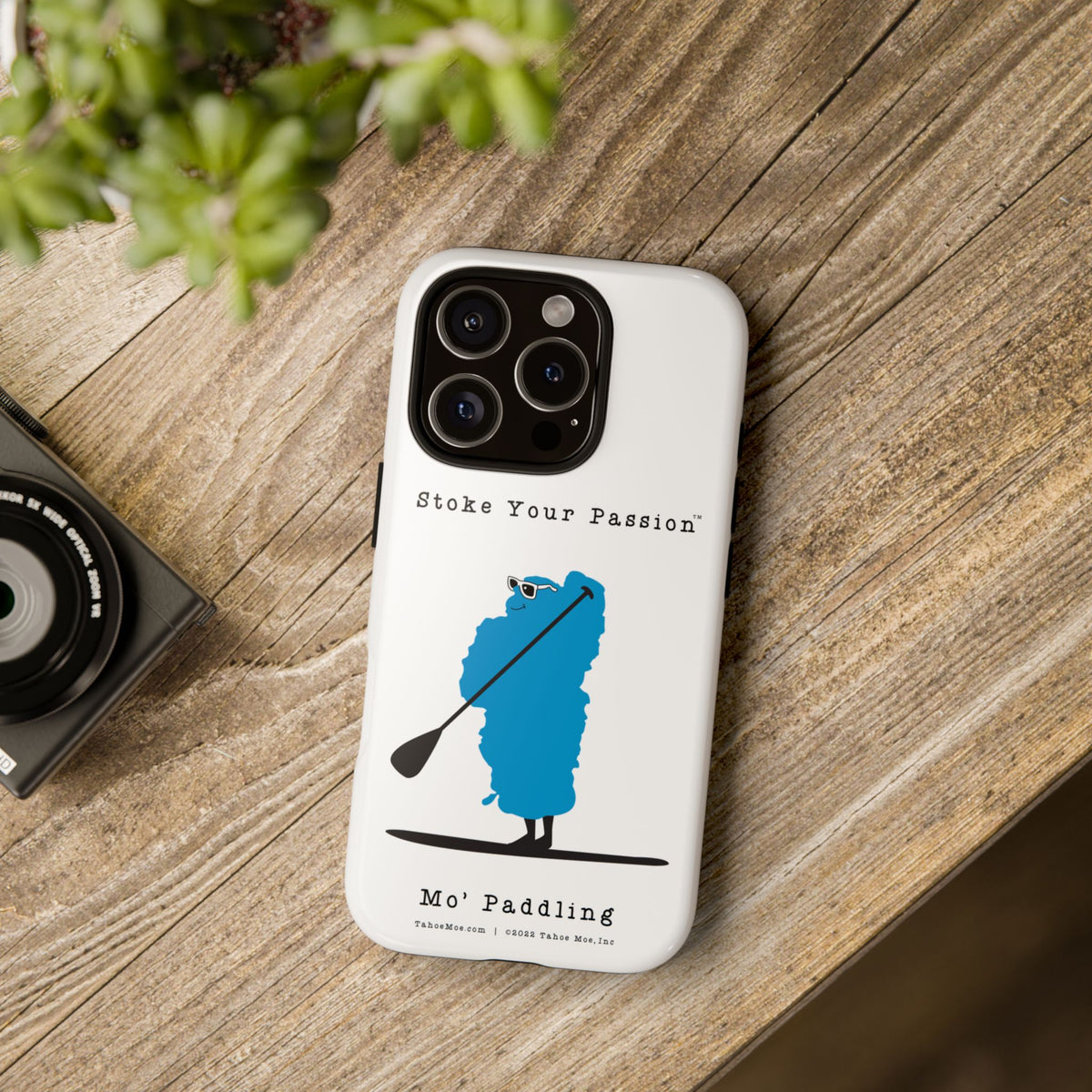 Stoke Your Passion Phone Case - Mo' Paddling  Paddleboarder Design
