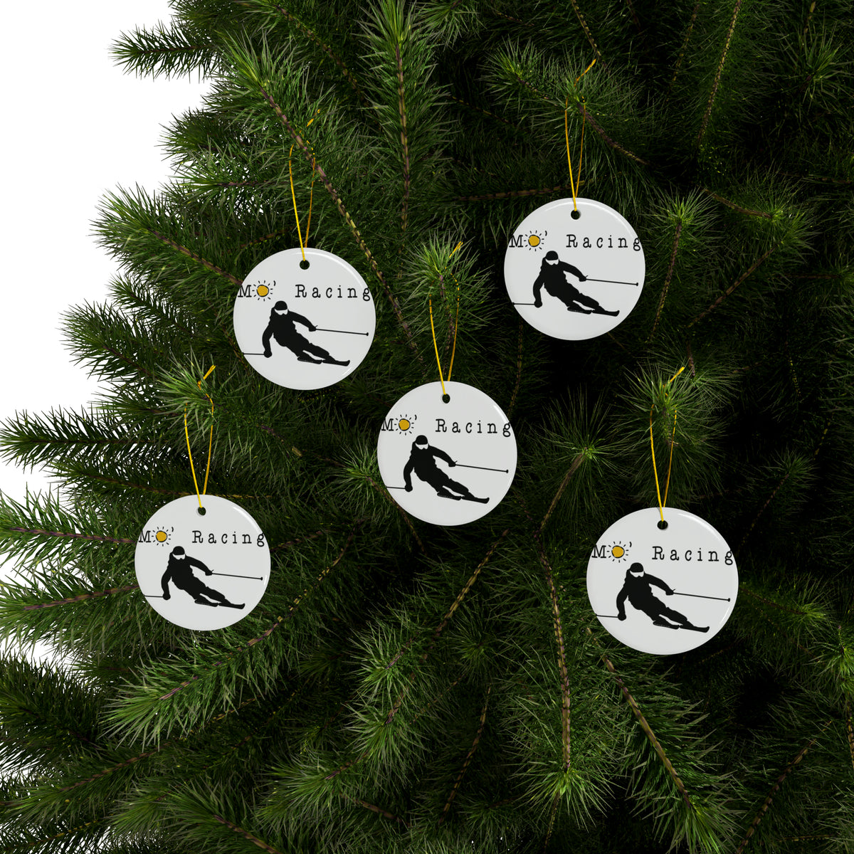 Copy of Mo' Racing - Ceramic Ornaments (Red & Green) (1pc, 3pcs, 5pcs, 10pcs)