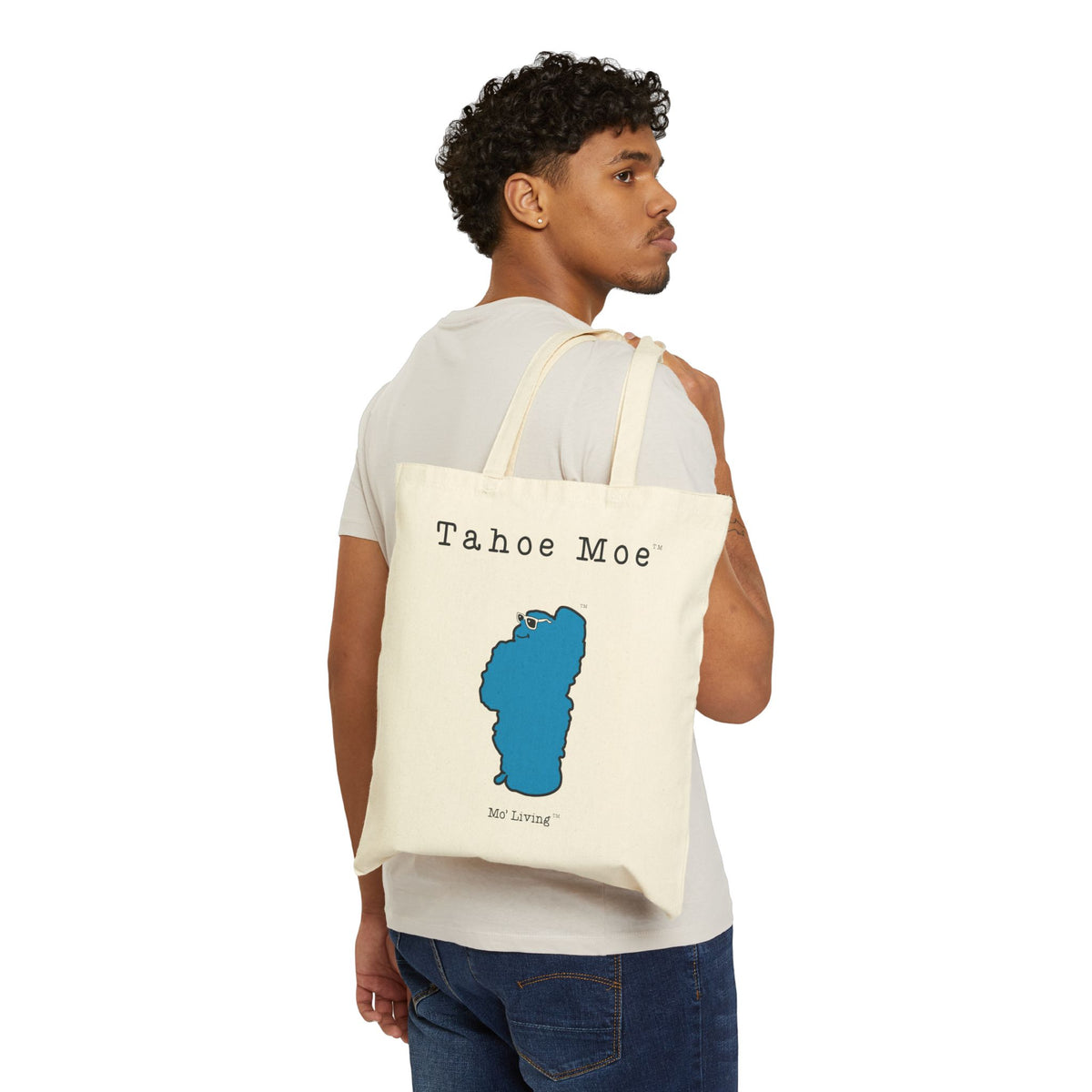 Tahoe Moe™  Mo' Living™  - Cotton Canvas Tote Bag