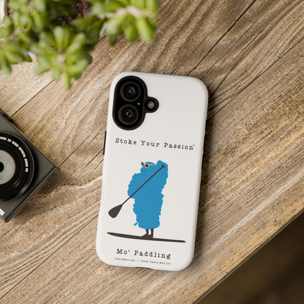 Stoke Your Passion Phone Case - Mo' Paddling  Paddleboarder Design