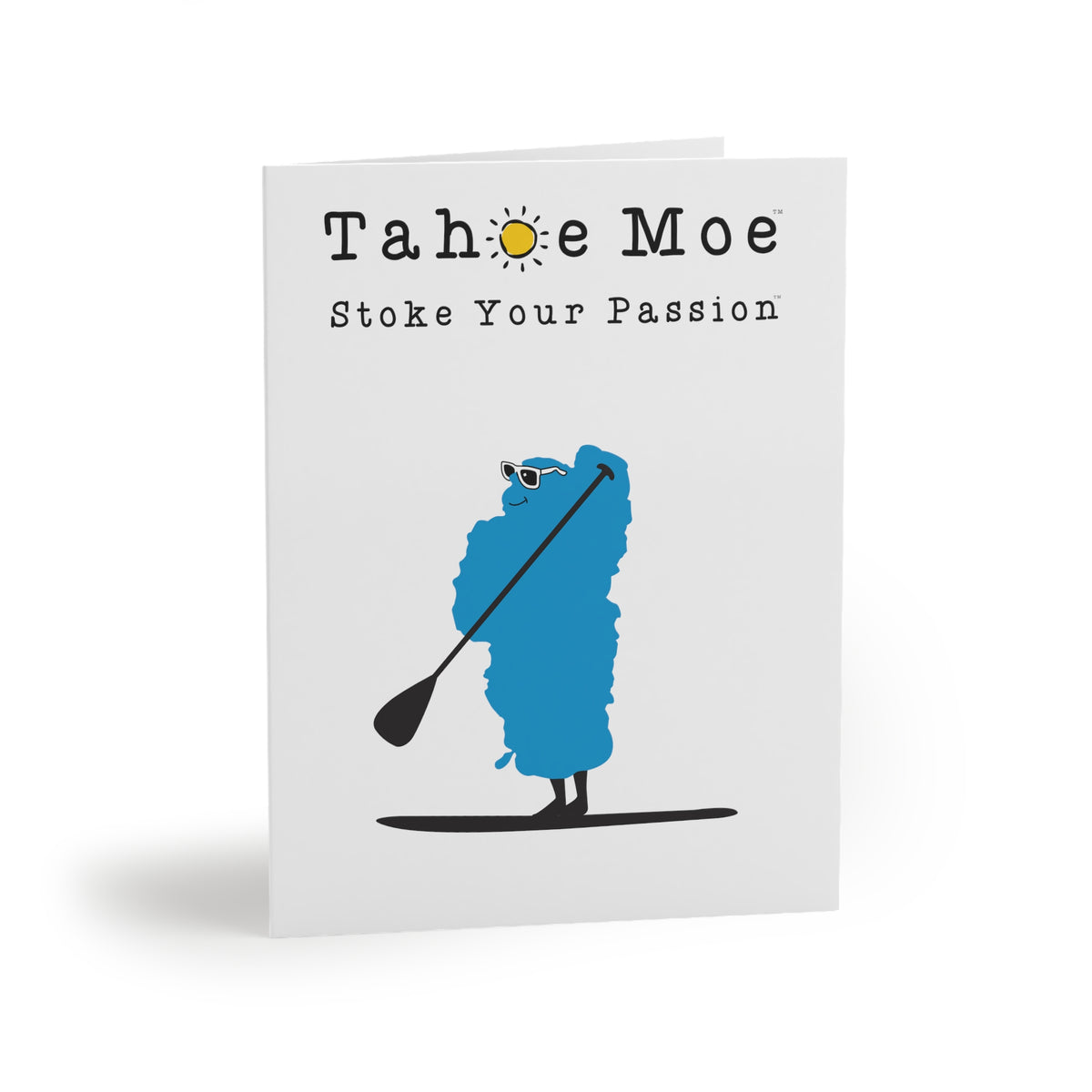 Tahoe Moe Paddleboarder Greeting Cards — 'Stoke Your Passion' Pack (8/16/24)