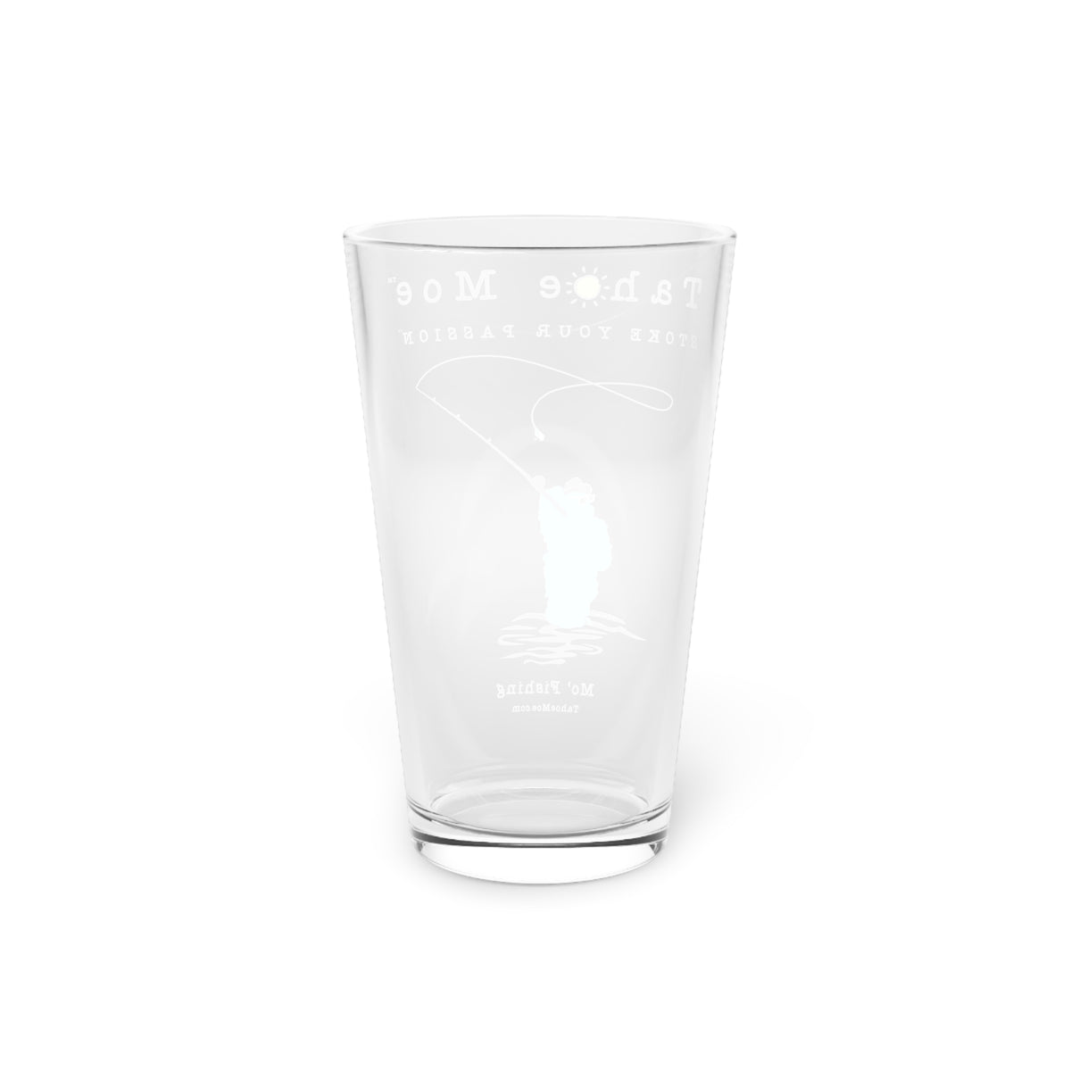 Mo' Fishing - Pint Glass, 16oz
