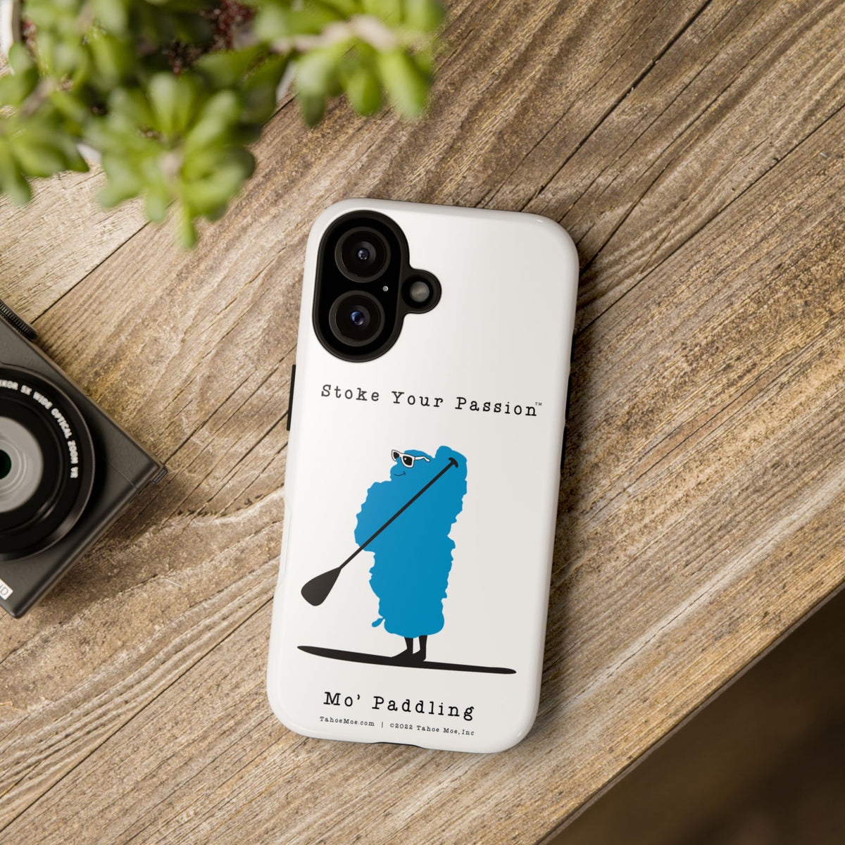 Stoke Your Passion Phone Case - Mo' Paddling  Paddleboarder Design