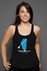 Mo' Paddling - Racerback Tank