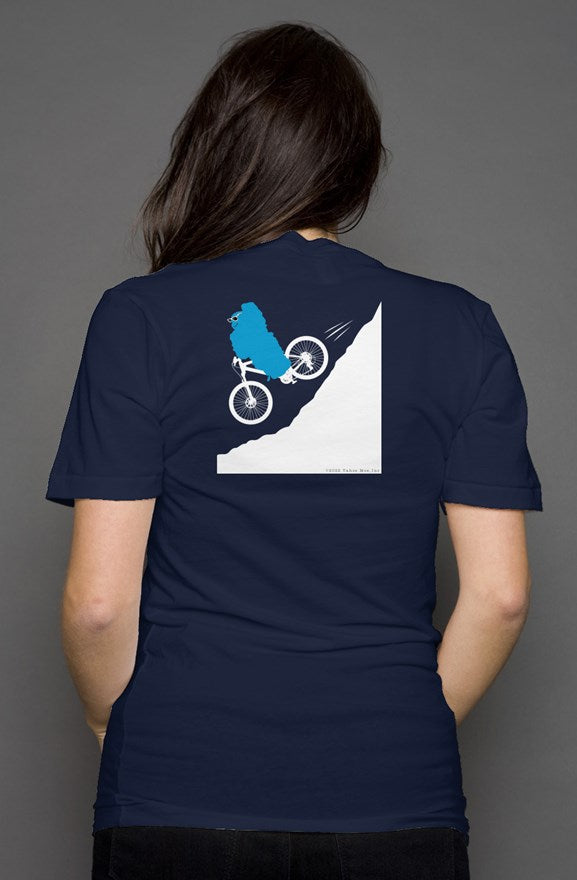 Mo' Mountain Biking - Womens Deep V Neck
