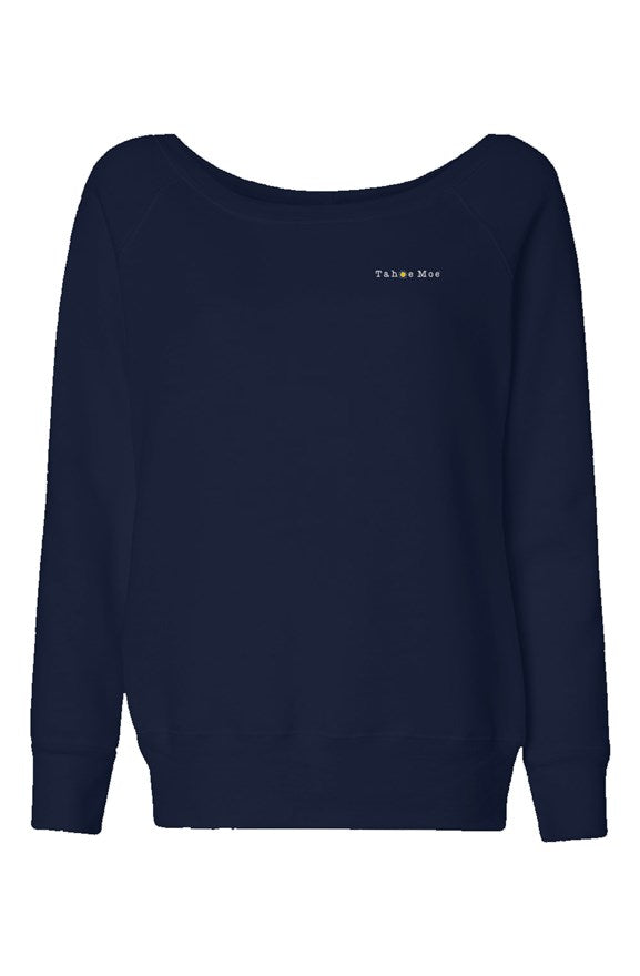 Mo' Paddling - Womens Wide Neck Sweatshirt