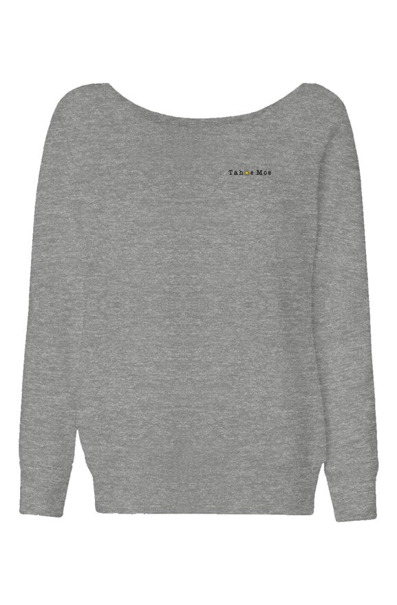 Mo' Mountain Biking - Womens Wide Neck Sweatshirt