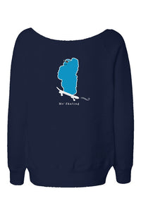 Mo' Skating - Womens Wide Neck Sweatshirt