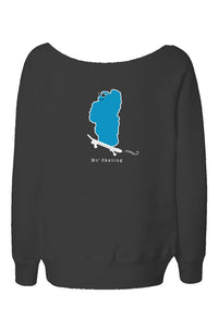 Mo' Skating - Womens Wide Neck Sweatshirt