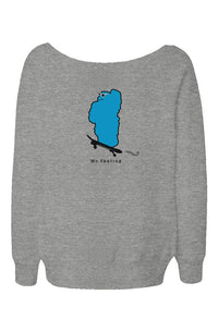 Mo' Skating - Womens Wide Neck Sweatshirt