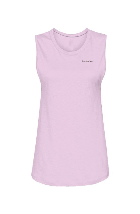  Tahoe Moe Logo - Womens Muscle Tank (left chest)
