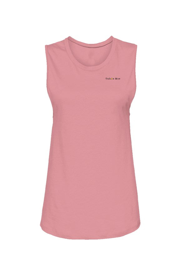  Tahoe Moe Logo - Womens Muscle Tank (left chest)