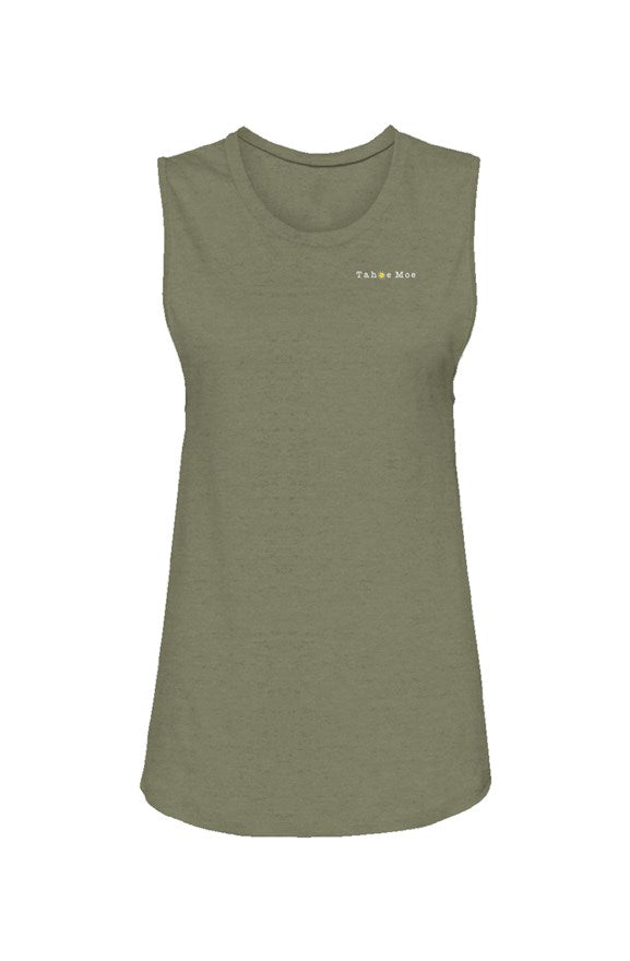  Tahoe Moe Logo - Womens Muscle Tank (left chest)