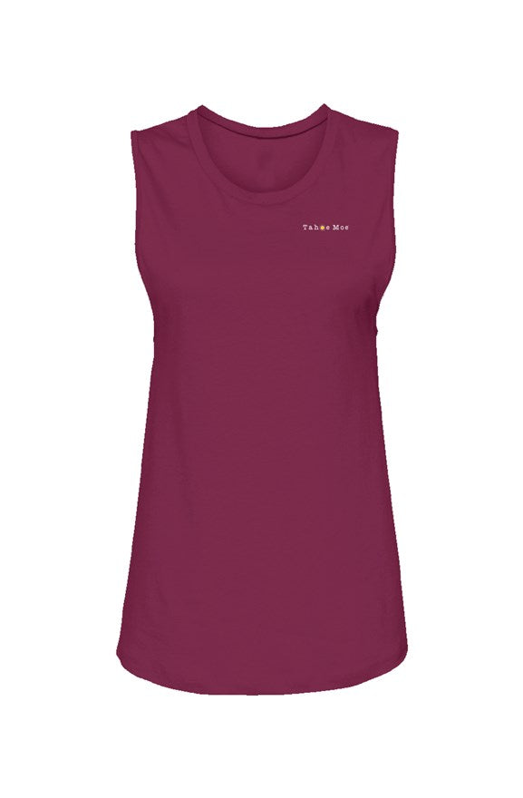 Tahoe Moe Logo - Womens Muscle Tank (left chest)