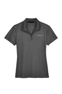 Tahoe Moe Logo - Performance Ladies' Plaited Polo (left chest)