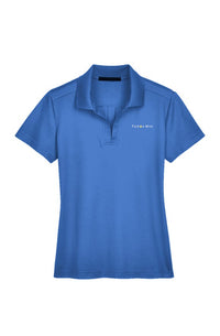 Tahoe Moe Logo - Performance Ladies' Plaited Polo (left chest)