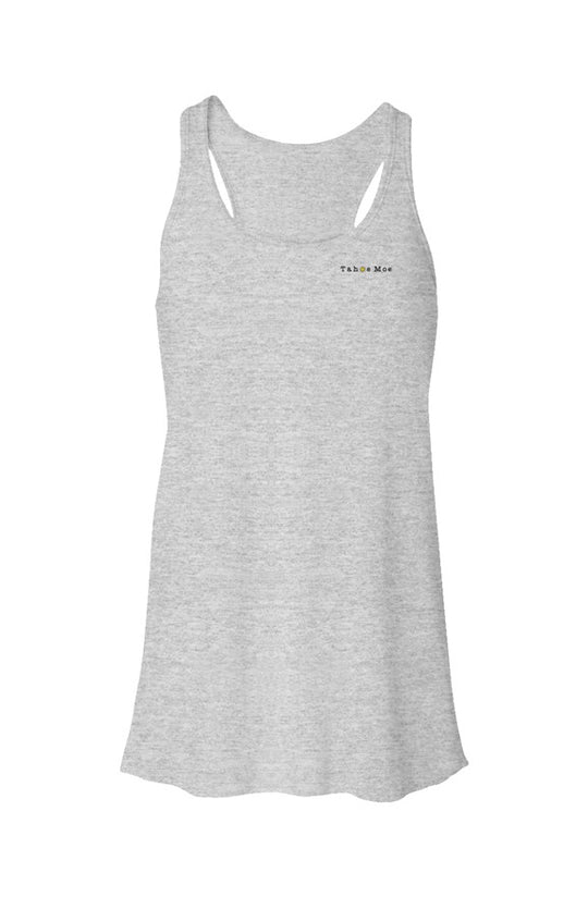 Tahoe Moe Logo - Flowy Racerback Tank