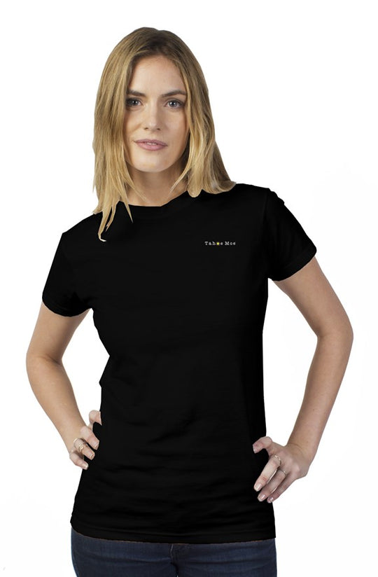 Tahoe Moe Logo -  Womens Slim Fit T Shirt (Left Chest)