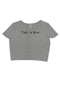 Tahoe Moe Logo - crop tee (center chest)