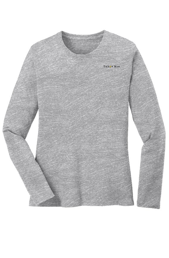 Tahoe Moe Logo - Long Sleeve Core Cotton Tee (left chest)