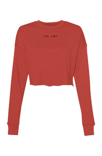 Tahoe Moe Embroidered Logo - Crop Crew Fleece