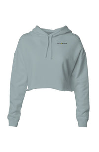 Tahoe Moe Embroidered Logo with Mo' Living - Lightweight Crop Hoodie (left chest, left sleeve)