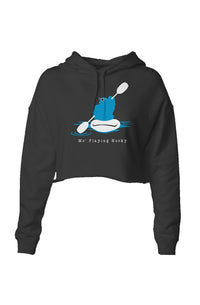 Mo' Playing Hooky - Lightweight Crop Hoodie (Design on Front)