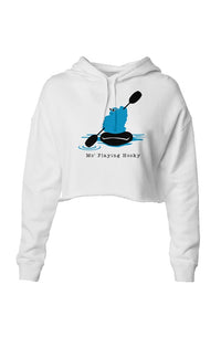Mo' Playing Hooky - Lightweight Crop Hoodie (Design on Front)