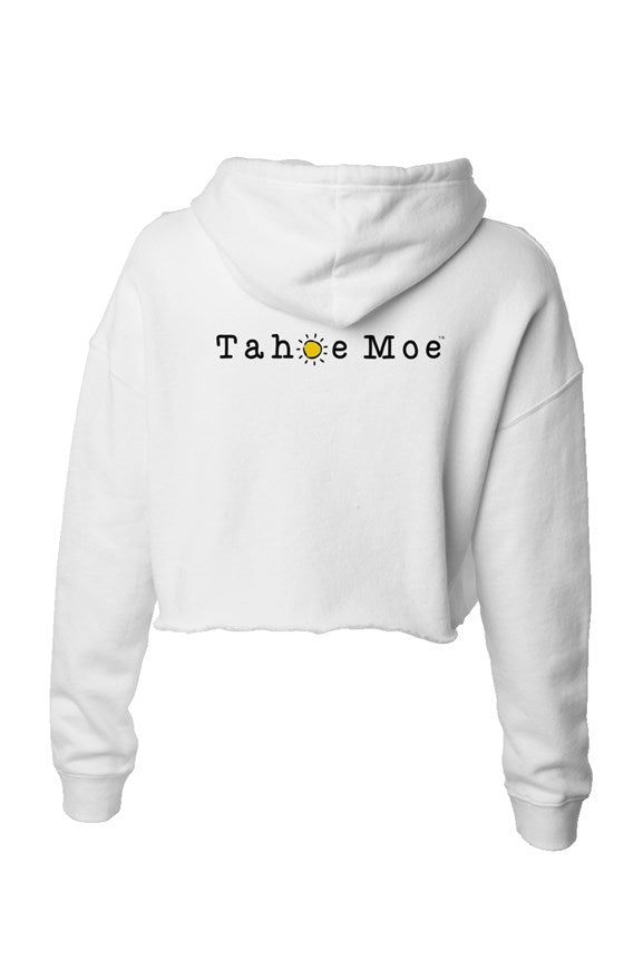 Mo' Playing Hooky - Lightweight Crop Hoodie (Design on Front)