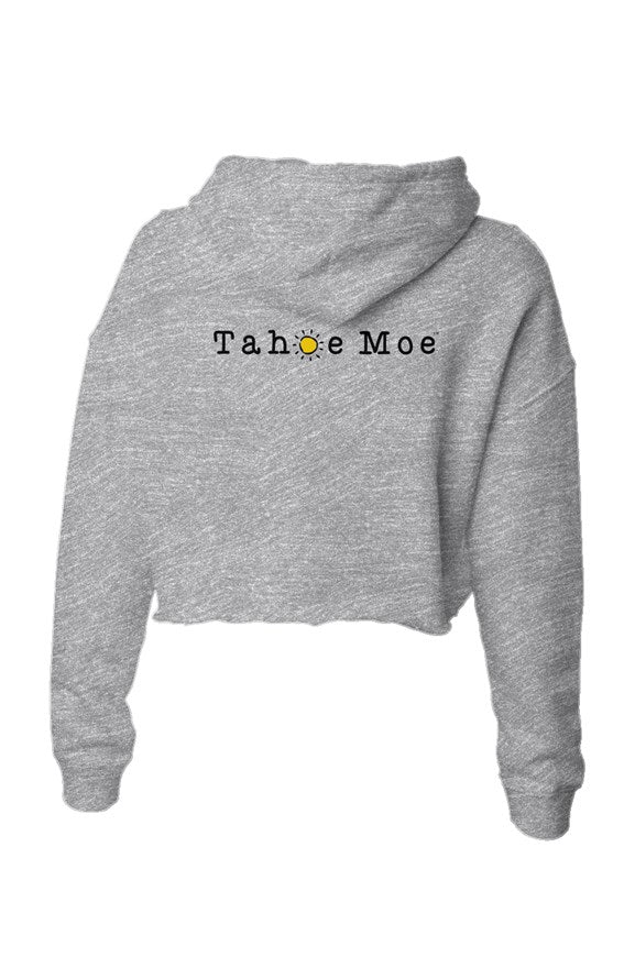 Mo' Playing Hooky - Lightweight Crop Hoodie (Design on Front)