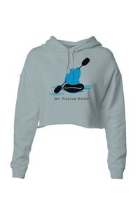 Mo' Playing Hooky - Lightweight Crop Hoodie (Design on Front)