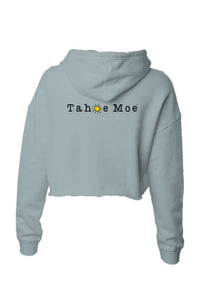 Mo' Playing Hooky - Lightweight Crop Hoodie (Design on Front)