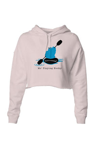 Mo' Playing Hooky - Lightweight Crop Hoodie (Design on Front)