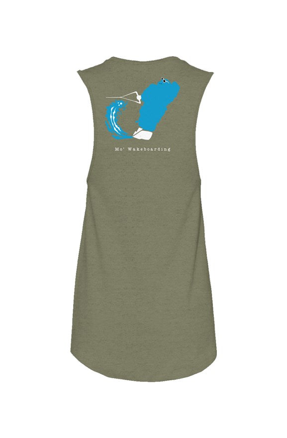 Mo' Wakeboarding - Womens Muscle Tank