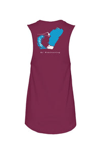 Mo' Wakeboarding - Womens Muscle Tank