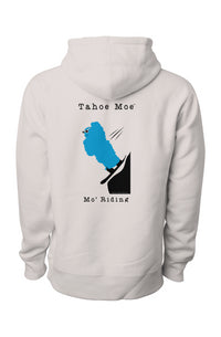 Mo' Riding - Premium Ultra Heavyweight Cross Grain Hoodie (Design on Back)