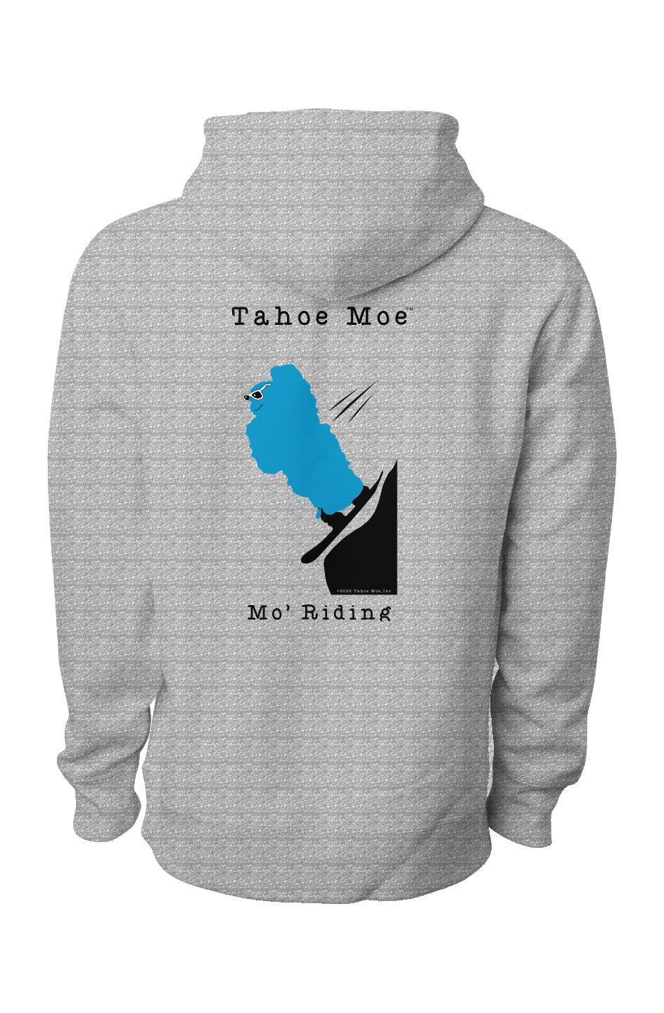 Mo' Riding - Premium Ultra Heavyweight Cross Grain Hoodie (Design on Back)