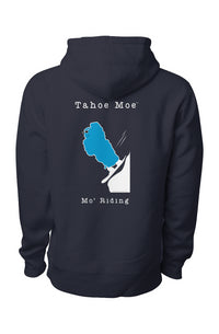 Mo' Riding - Premium Ultra Heavyweight Cross Grain Hoodie (Design on Back)