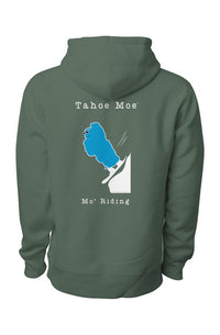 Mo' Riding - Premium Ultra Heavyweight Cross Grain Hoodie (Design on Back)