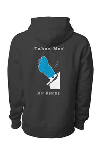 Mo' Riding - Premium Ultra Heavyweight Cross Grain Hoodie (Design on Back)