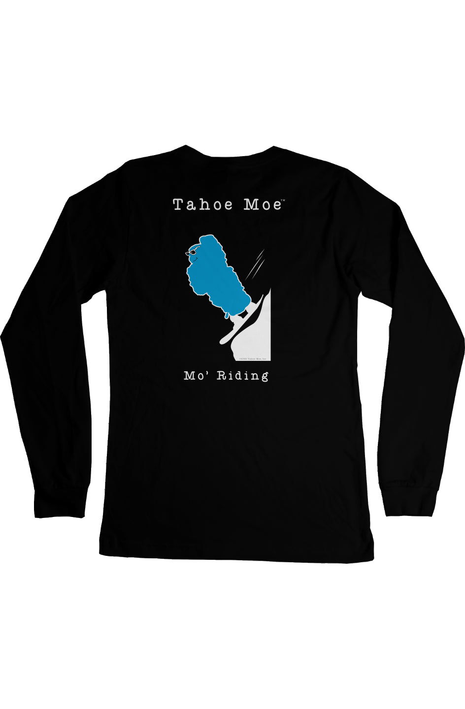 Mo' Riding - Premium Long Sleeve T Shirt (Design on Back)