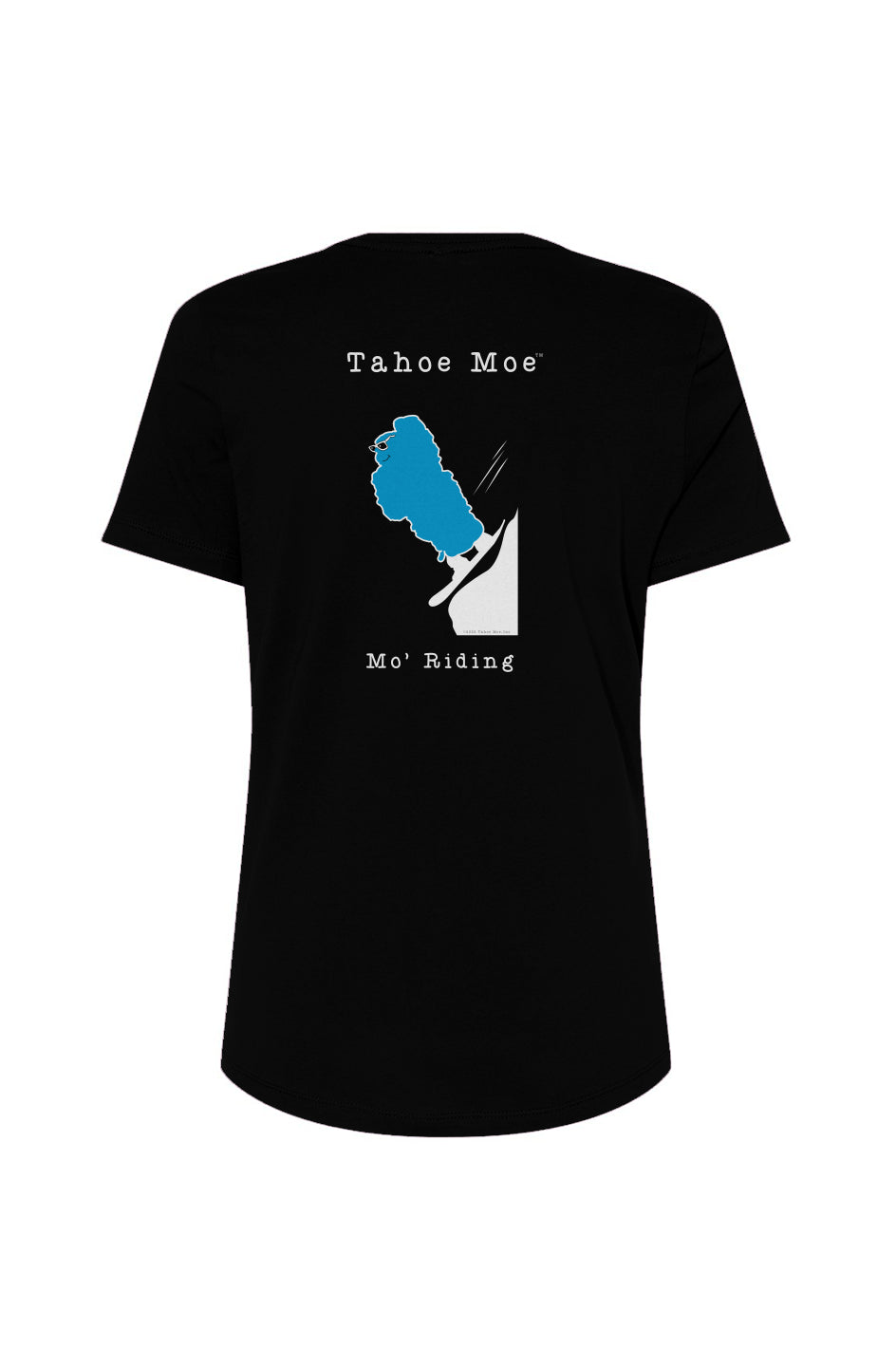 Mo' Riding - Women’s Relaxed Jersey Tee (design on Back)
