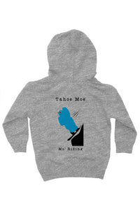 Mo' Riding - Kids Fleece Pullover Hoodie (Design on Back)