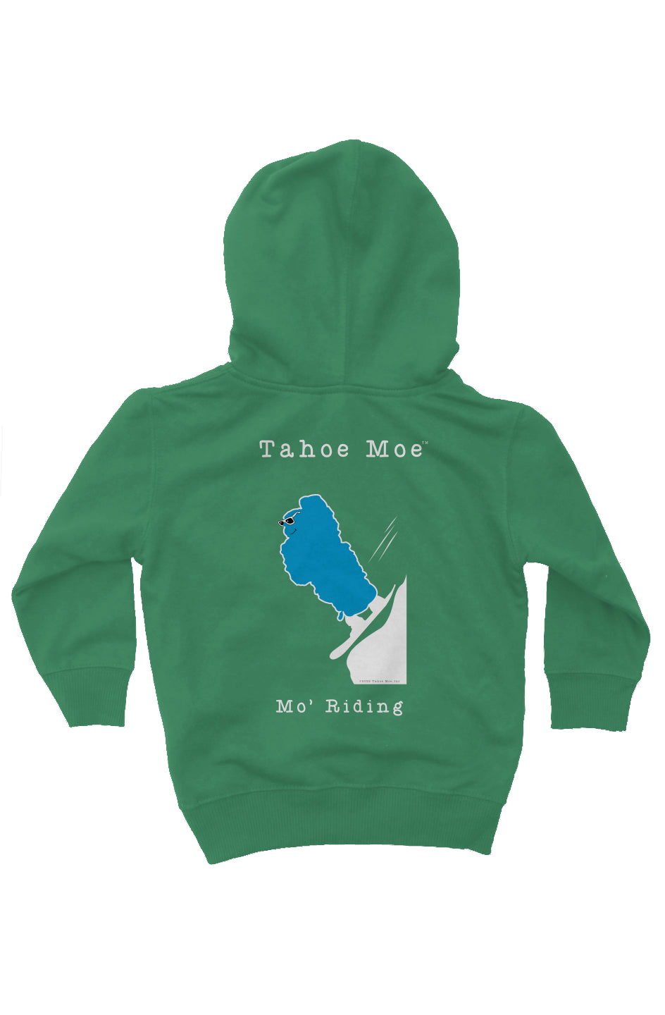 Mo' Riding - Kids Fleece Pullover Hoodie (Design on Back)
