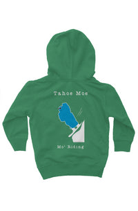Mo' Riding - Kids Fleece Pullover Hoodie (Design on Back)