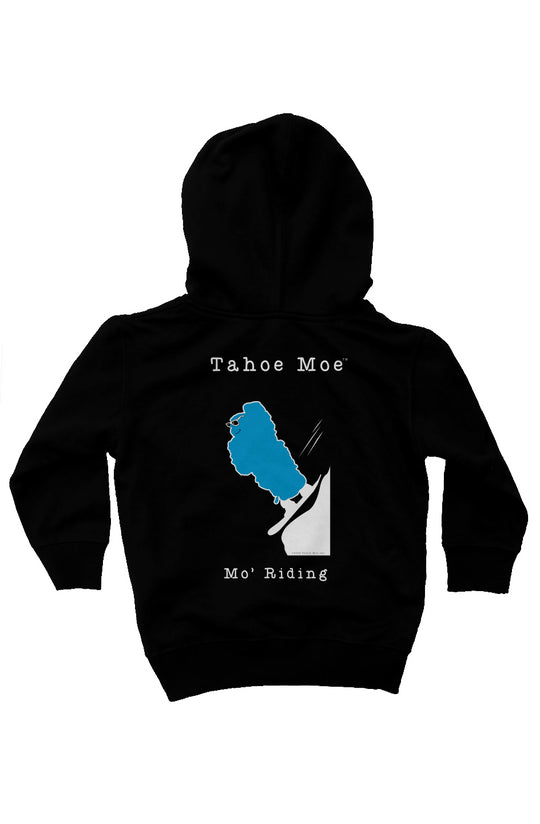 Mo' Riding - Kids Fleece Pullover Hoodie (Design on Back)