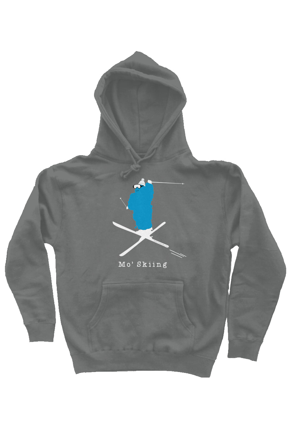 Mo' Skiing - Heavyweight Pullover Hoodie